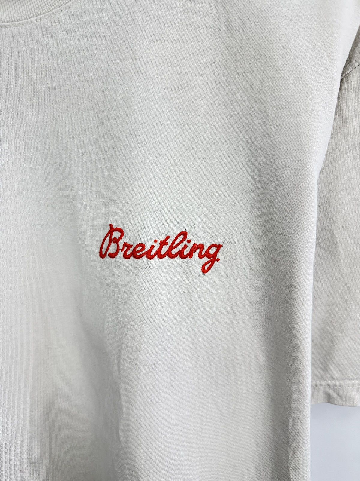 Breitling × Vintage 🇨🇭Vintage 90s Breitling Emergency Swiss Switzerland T-Shirt Size US L / EU 52-54 / 3 - 5 Thumbnail