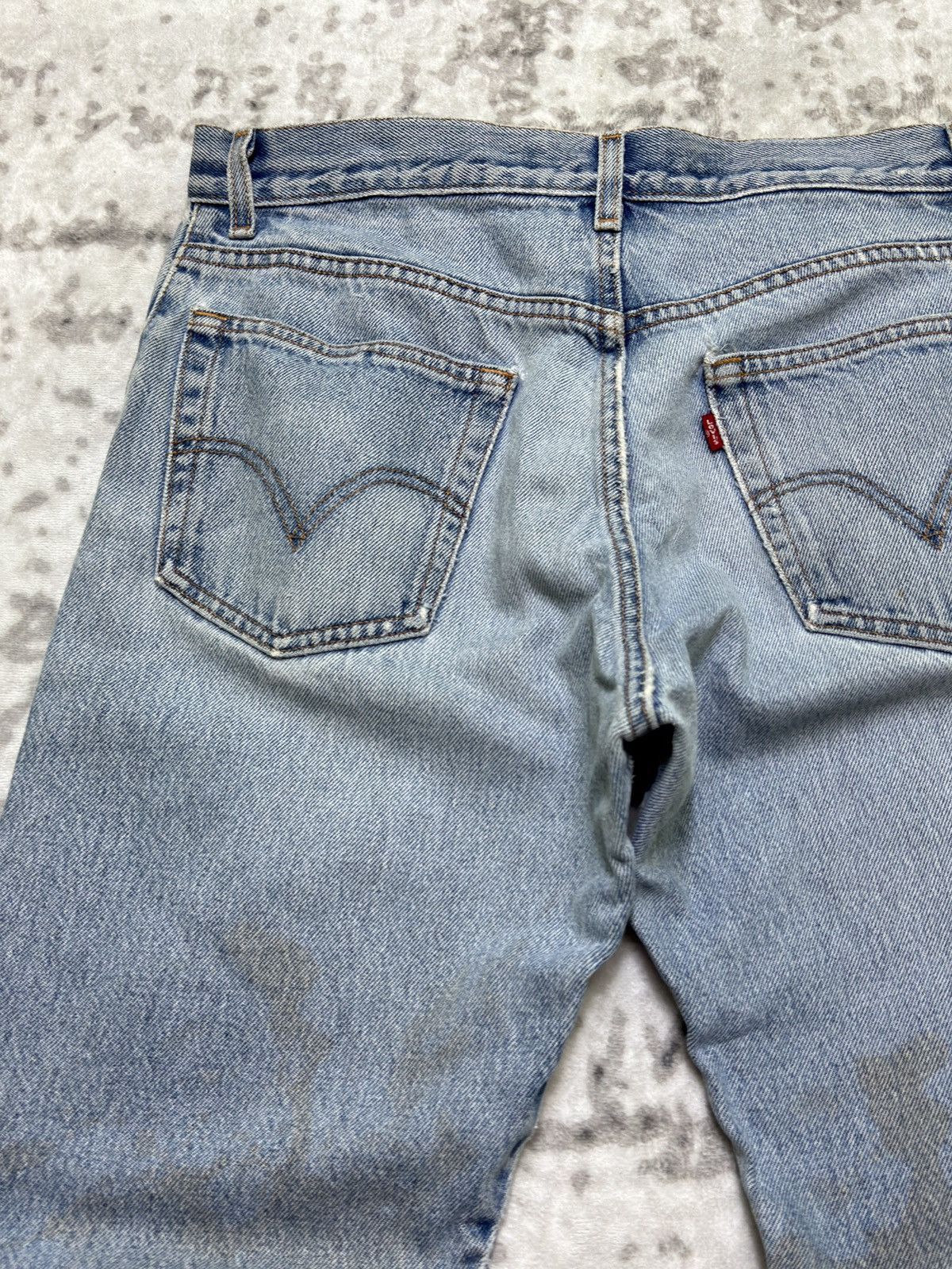 Levi's Levi’s 517 Y2K Distressed Narrow Bootcut Jeans Altered Fit Size US 32 / EU 48 - 10 Thumbnail