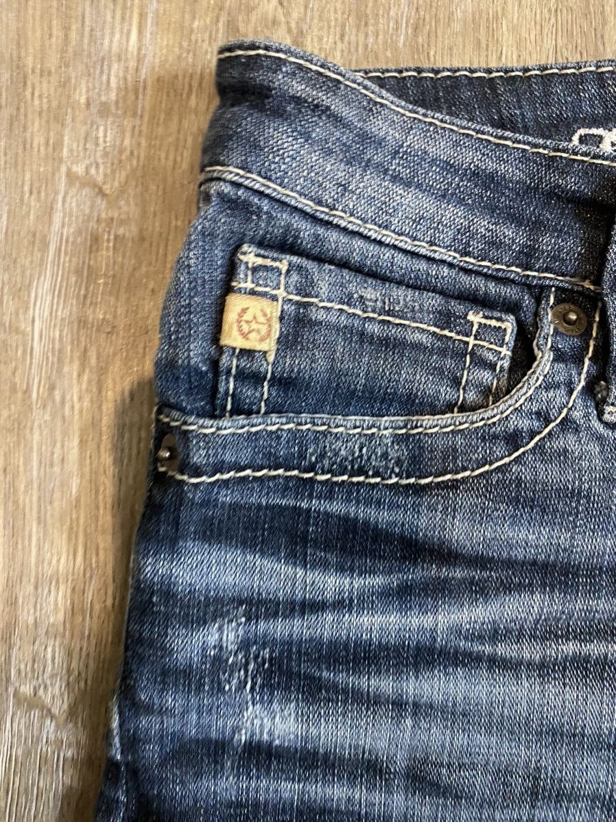 Big Star Grey Star Ultra Low Rise Shorts Size 28" / US 6 / IT 42 - 6 Thumbnail