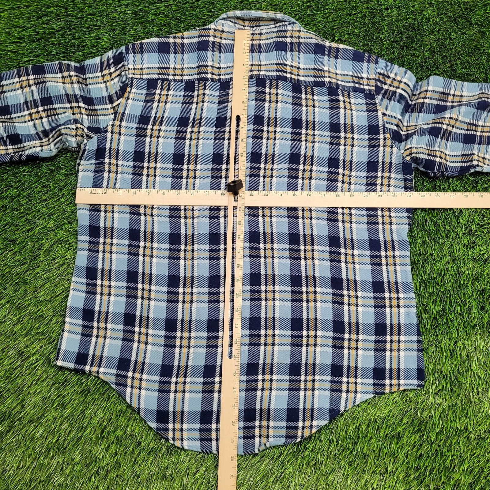 Other VTG Craig-Andrew Flannel Shirt XL Western Plaid Blue Yellow Size US XL / EU 56 / 4 - 7 Thumbnail