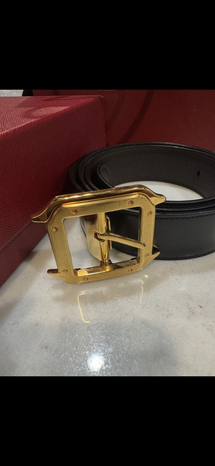 Cartier Cartier reversible santos belt Size 32 - 15 Thumbnail