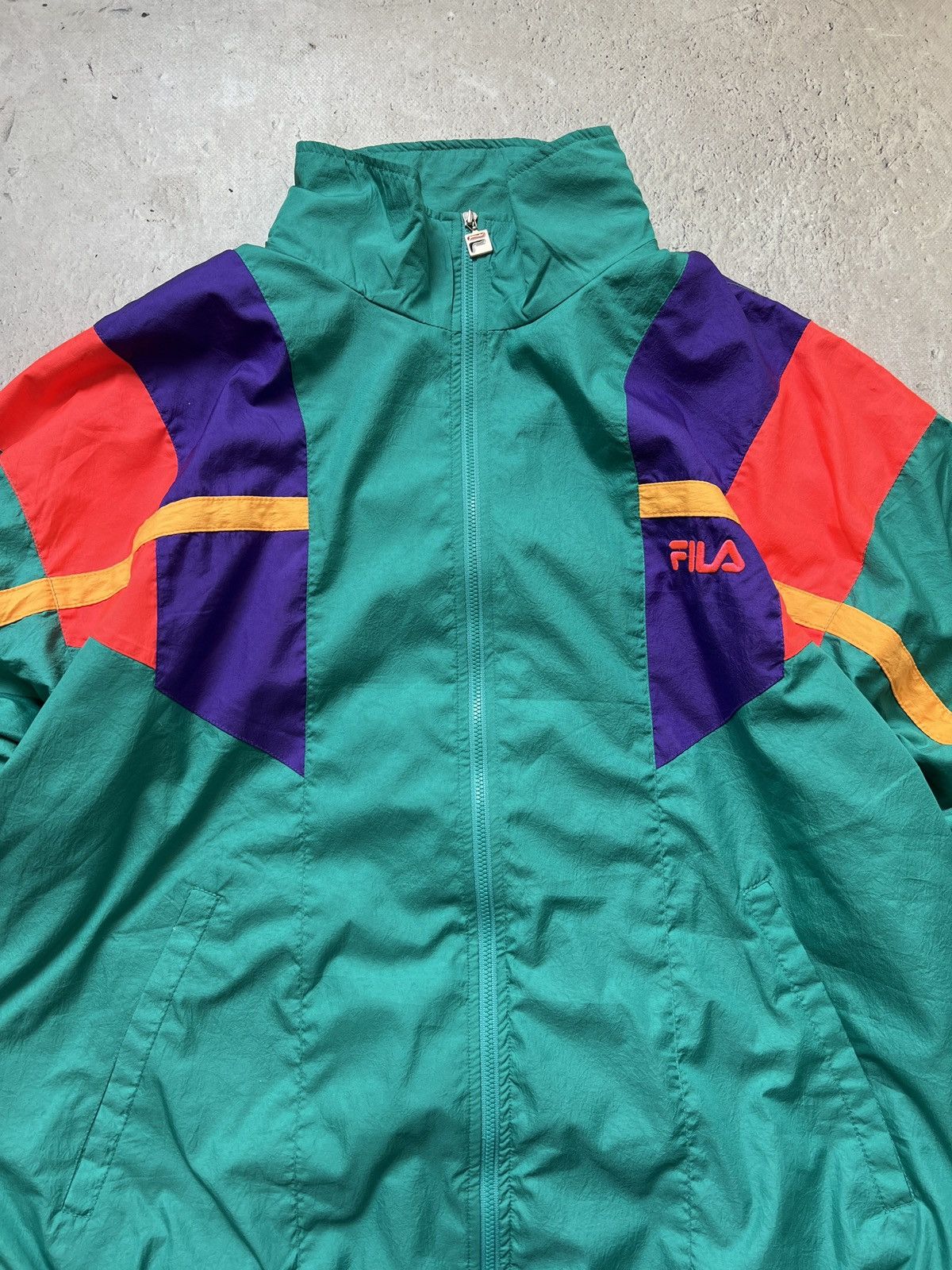 Fila Fila multicolour truck sportswear suit nylon y2k Size US 34 / EU 50 - 2 Thumbnail