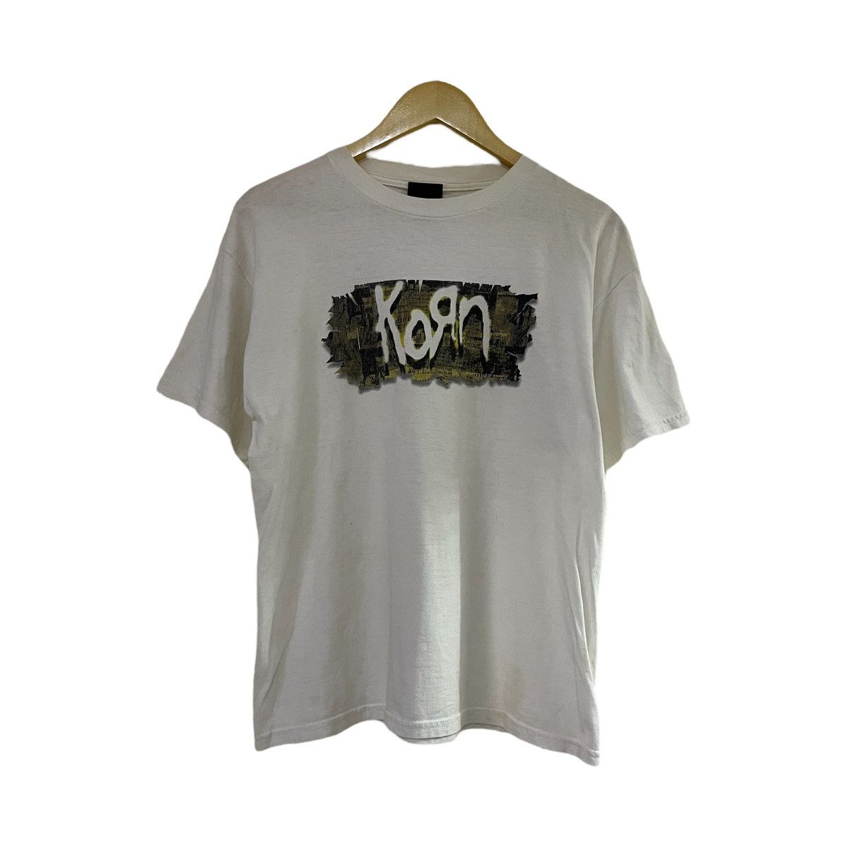 Band Tees Vintage 00’s Original Merchandise Korn Giant Tag White Band Size US M / EU 48-50 / 2 - 2 Thumbnail