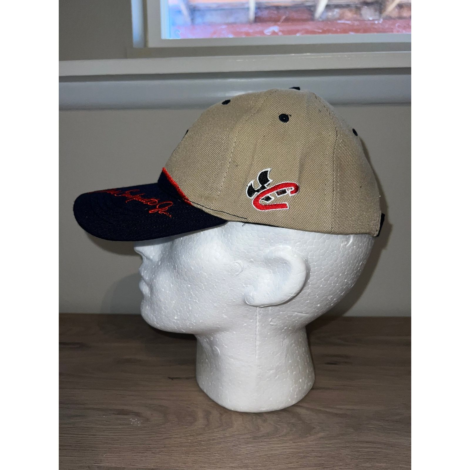 Vintage Y2K Dale Earnhardt Jr. Budweiser Brown Hat Headwear 2000s OS Size ONE SIZE - 4 Thumbnail