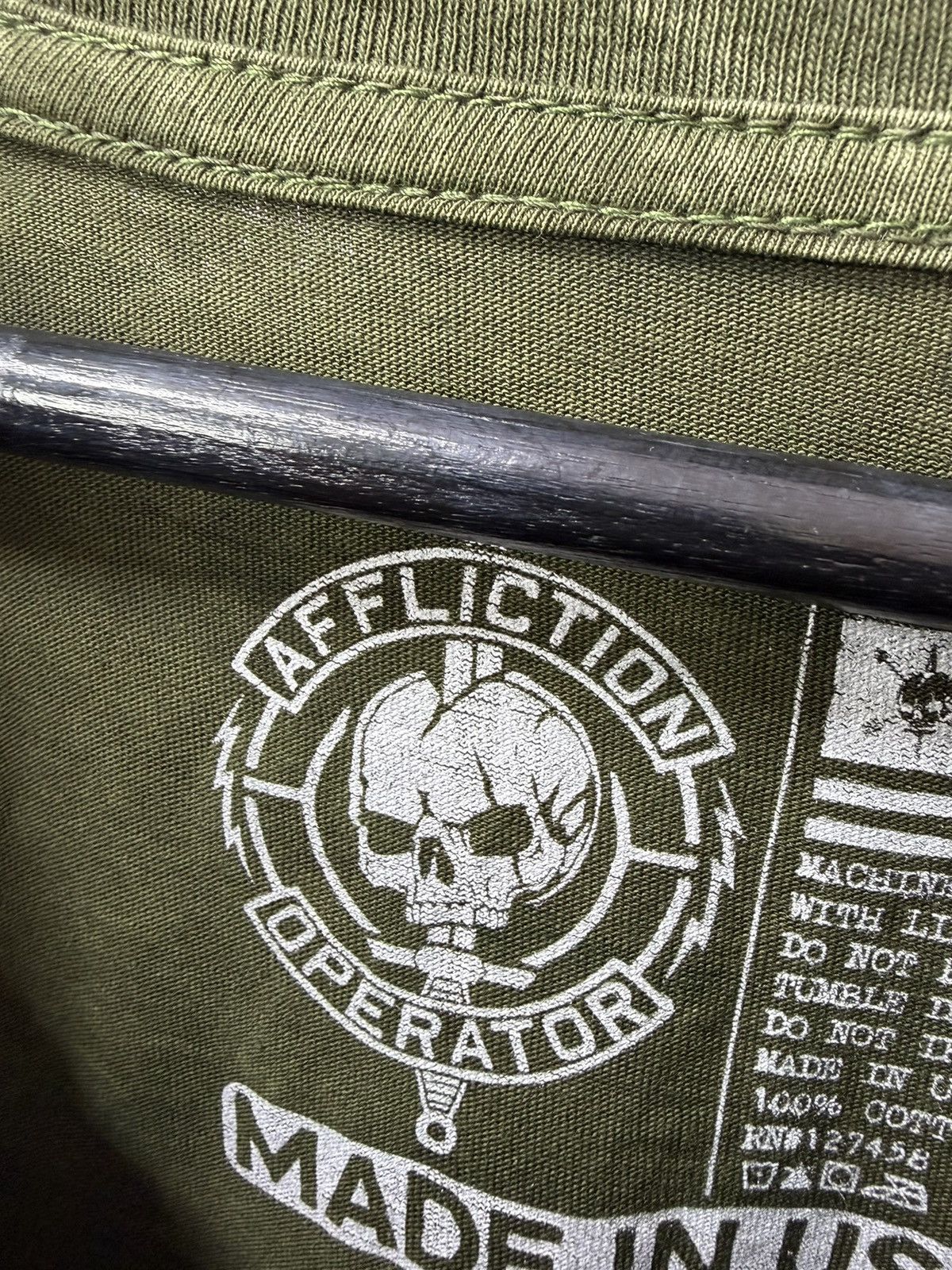 Affliction Affliction Camo Skull T-Shirt Y2K Archive MMA Graphic Tee Size US XL / EU 56 / 4 - 10 Thumbnail