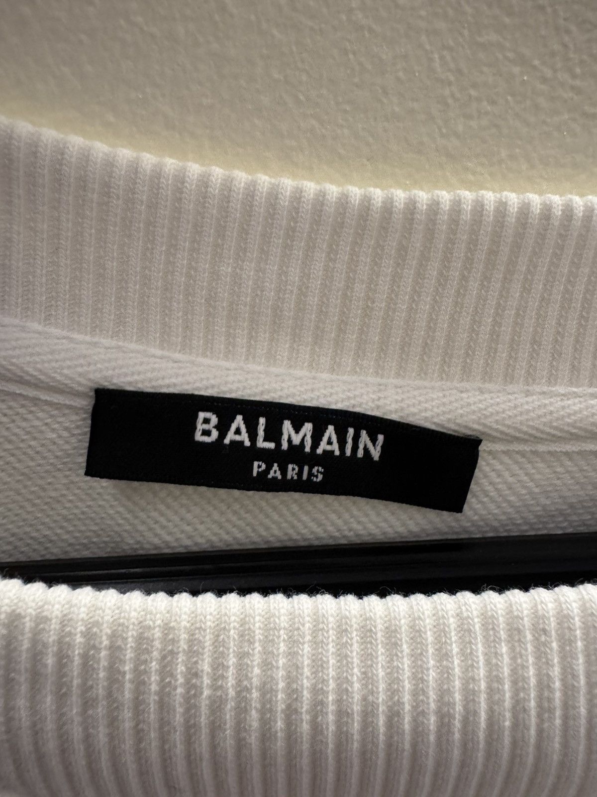 Balmain Balmain Paris White Logo Size US M / EU 48-50 / 2 - 5 Thumbnail