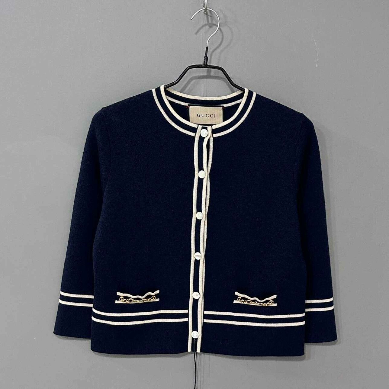 Gucci Gucci Blue Jacket S Women Size S / US 4 / IT 40 - 1 Thumbnail