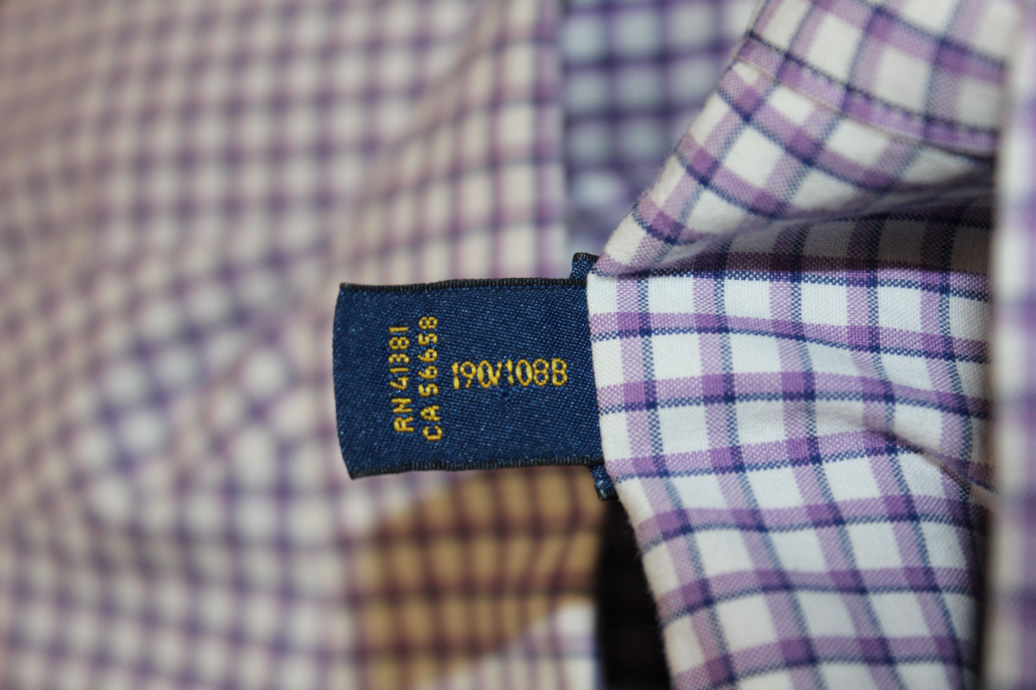 Polo Ralph Lauren RALPH LAUREN Long Sleeve Purple Check Shirt Size 2XL Size US XXL / EU 58 / 5 - 9 Thumbnail