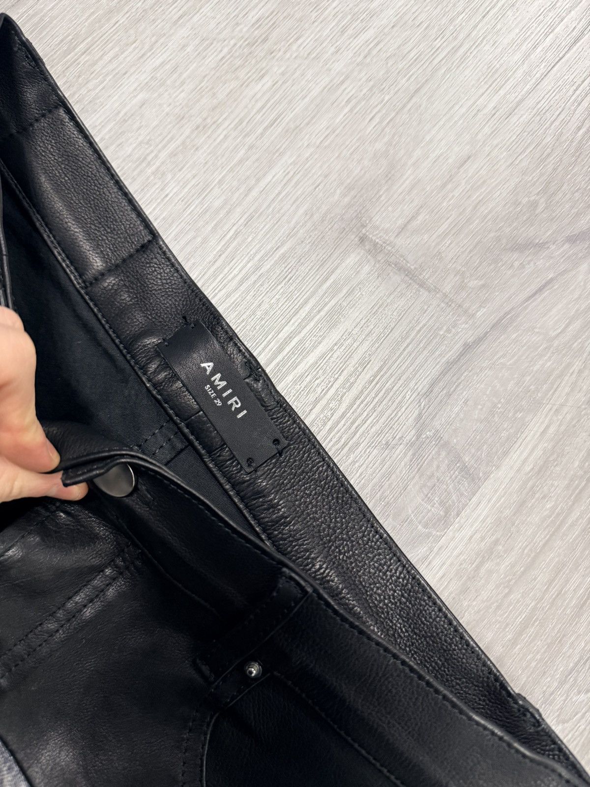 Amiri Amiri Leather Jean Size US 29 - 2 Thumbnail