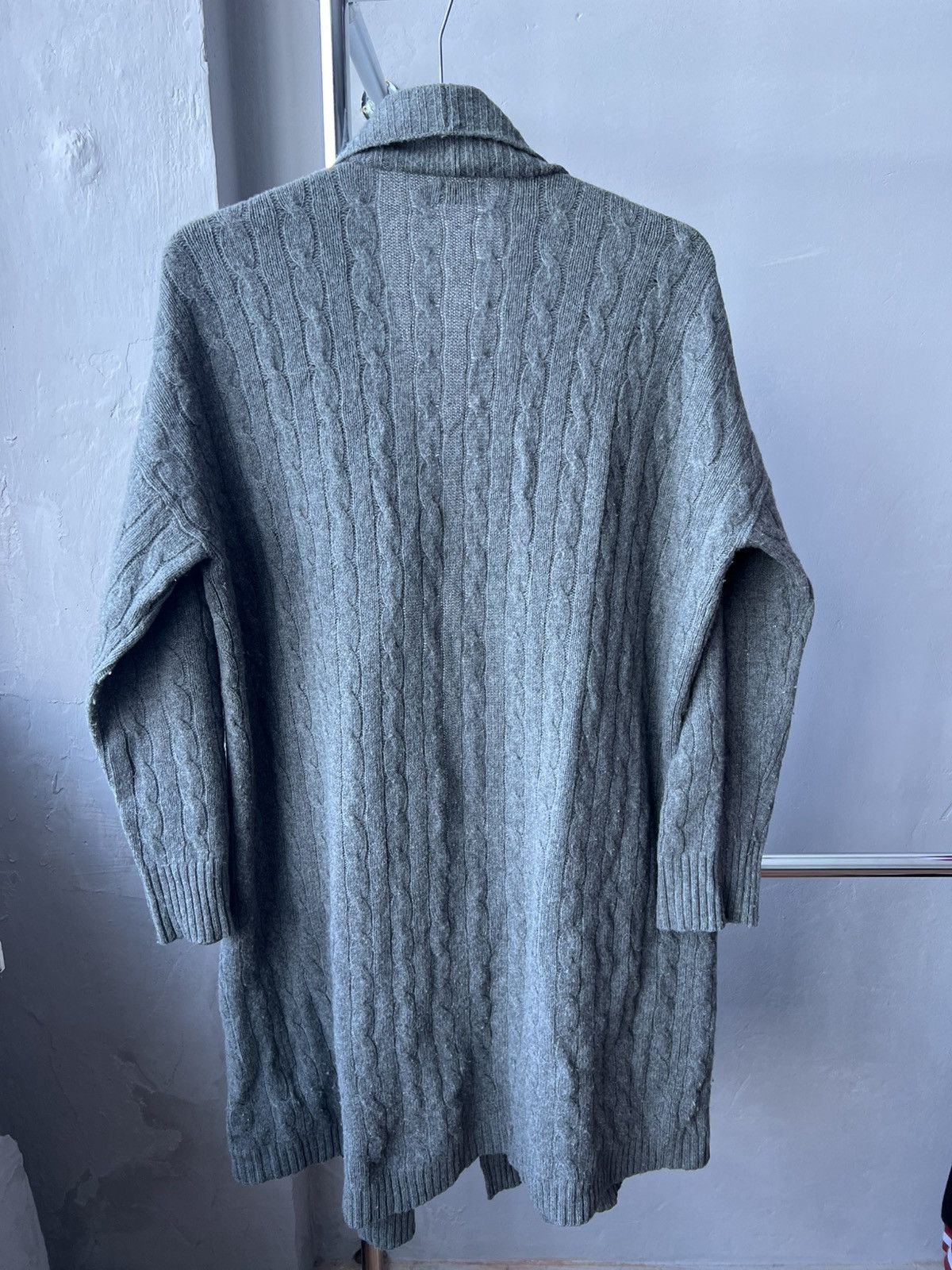 Polo Ralph Lauren POLO RALPH LAUREN WOOL/CASHMERE KNIT CABLE CARDIGAN LUX XL Size XL / US 12-14 / IT 48-50 - 12 Thumbnail