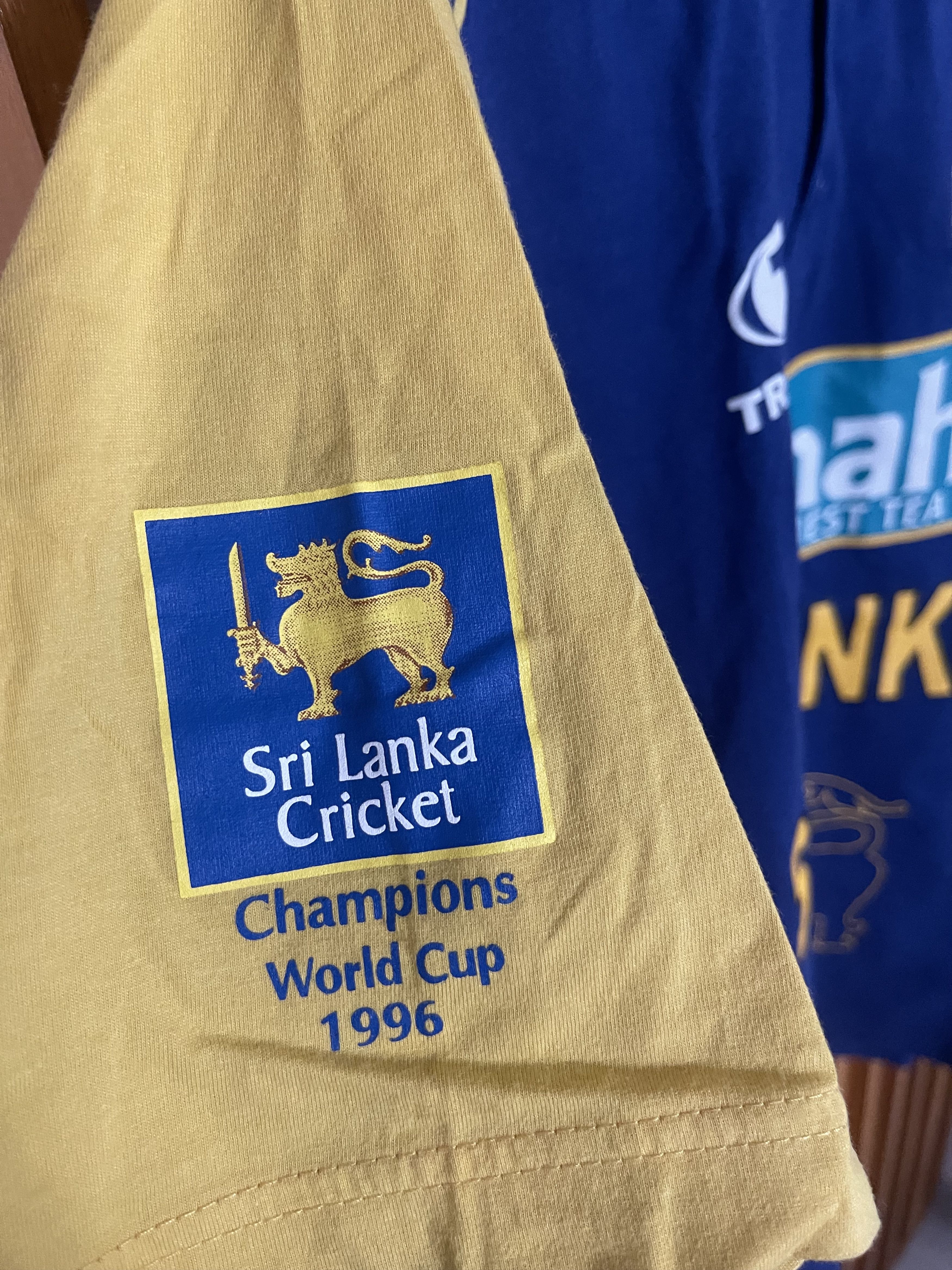 Other 1996 Sri Lanka Cricket World Cup Jersey Dilmah Size US L / EU 52-54 / 3 - 6 Thumbnail