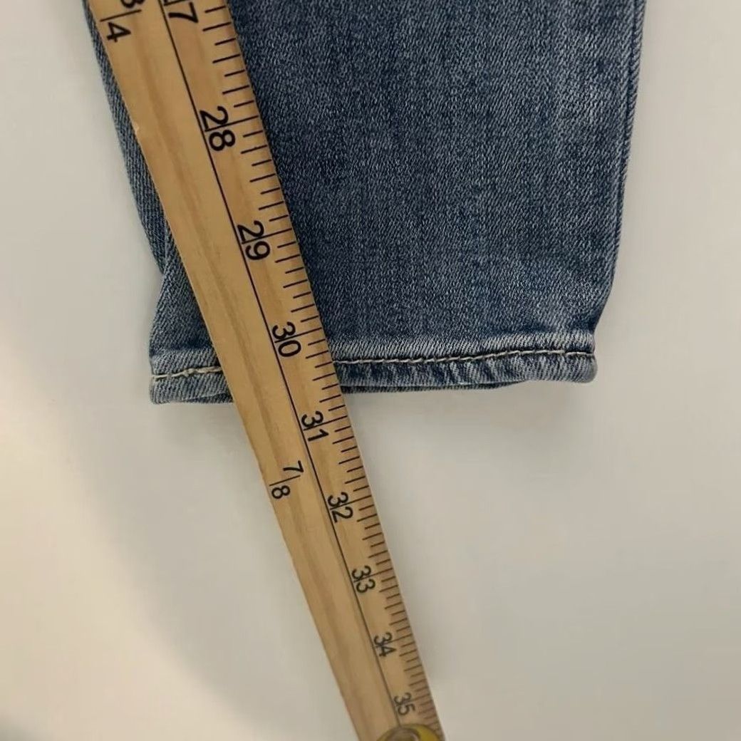 Vintage Departwest Trouper Skinny Jeans Mens 26R Blue Medium Wash Denim Jeans Slim Fit 5-Pocket Size US 26 / EU 42 - 7 Thumbnail