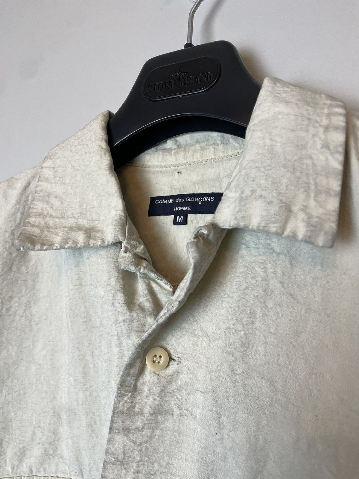 Comme des Garcons Comme Des Garcons Homme Camp Collar Button Up Shirt Size US M / EU 48-50 / 2 - 4 Thumbnail