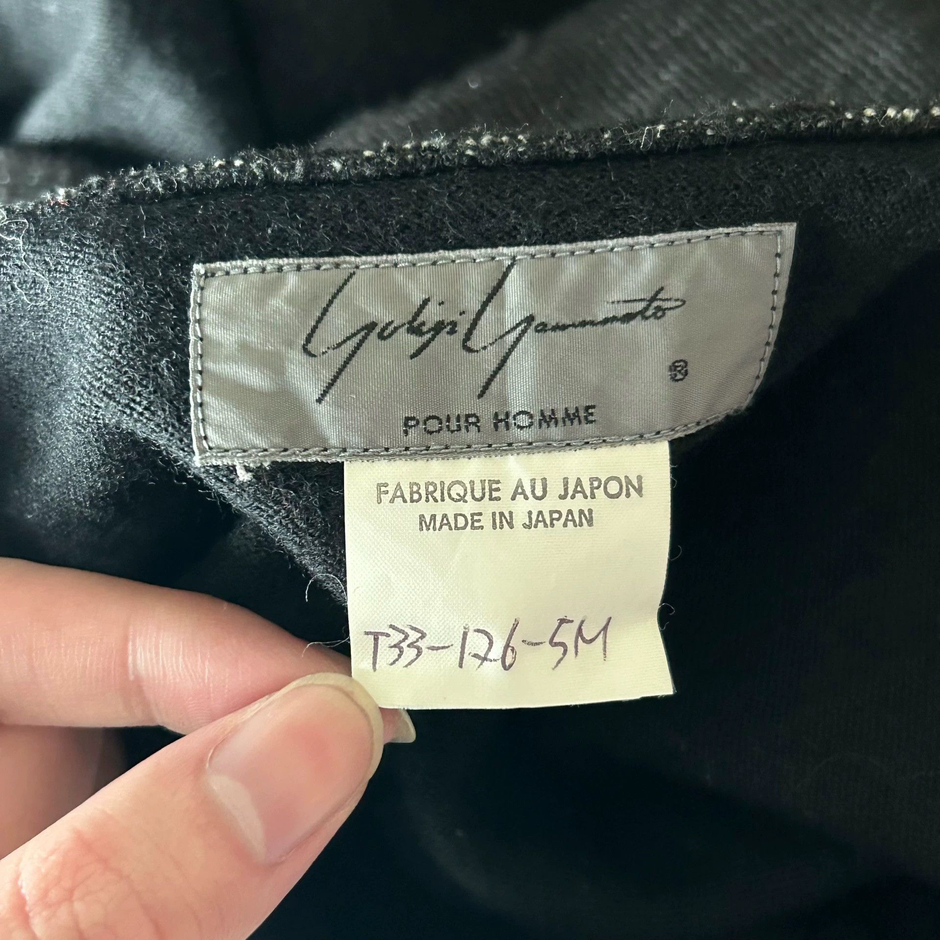 Yohji Yamamoto Yohji Yamamoto 87AW Pour Homme #8 Zip Wool Jacket Size US M / EU 48-50 / 2 - 5 Thumbnail