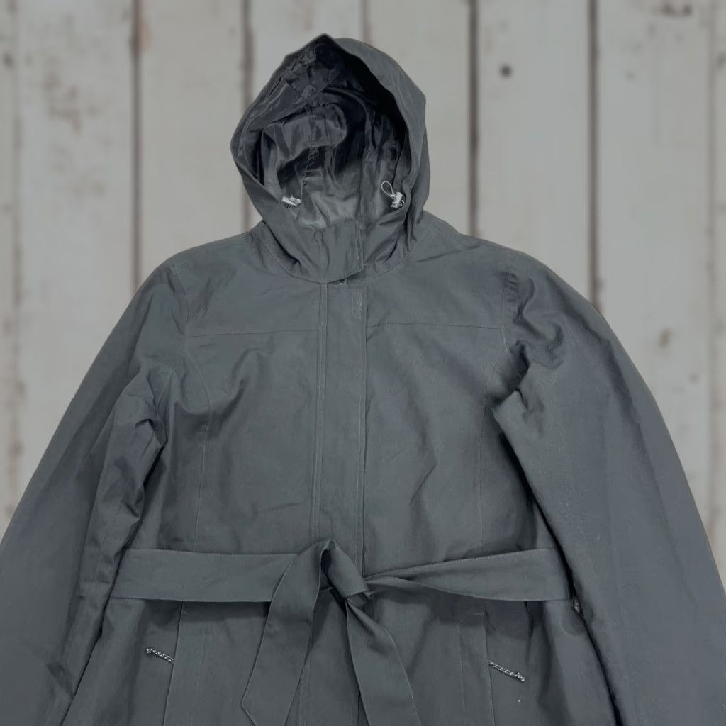 Eddie Bauer VINTAGE? Eddie Bauer Jacket Womens Large Black WeatherEdge Hooded Belted Rain Coat Shell Full Zip Size L / US 10 / IT 46 - 1 Thumbnail