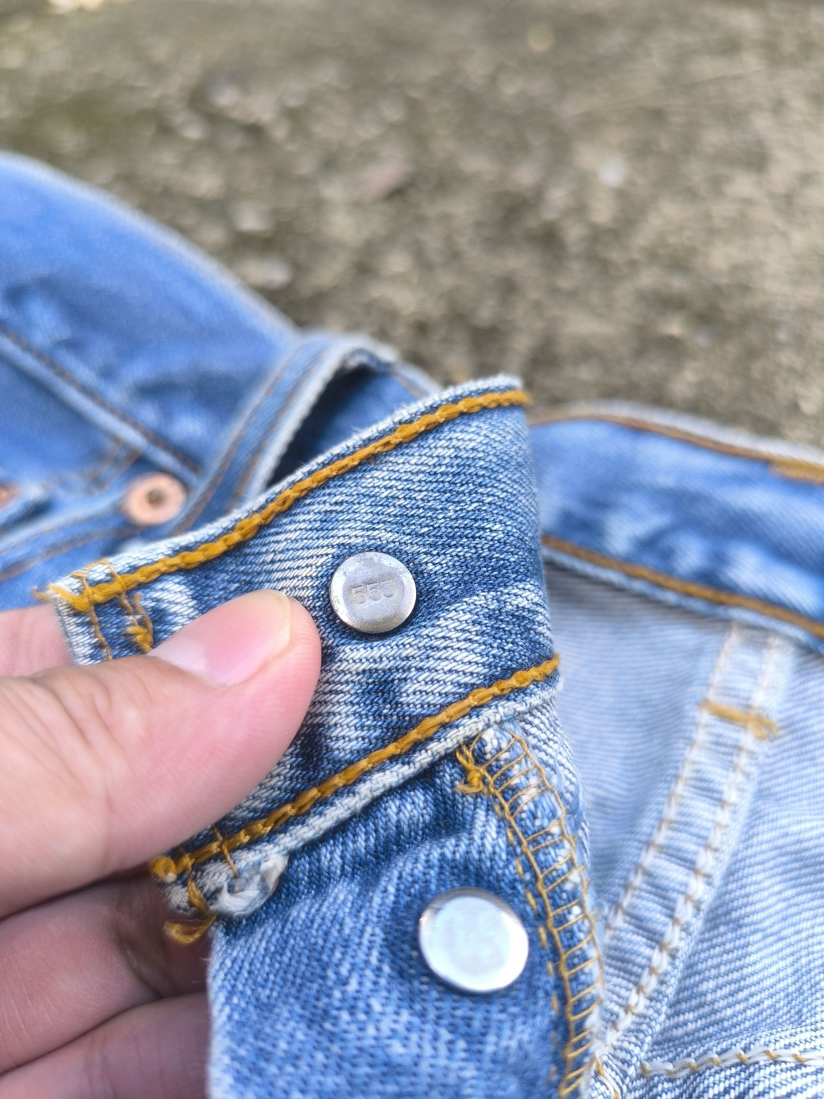 Levi's × Vintage 90s VINTAGE LEVIS 501 made in USA Size US 34 / EU 50 - 5 Thumbnail