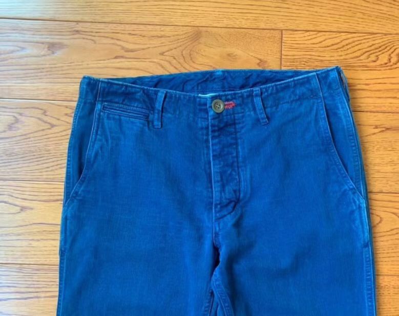 Visvim VISVIM GIZA ICT blue dyed cropped pants2412-Nextarrow Size US 30 / EU 46 - 3 Thumbnail