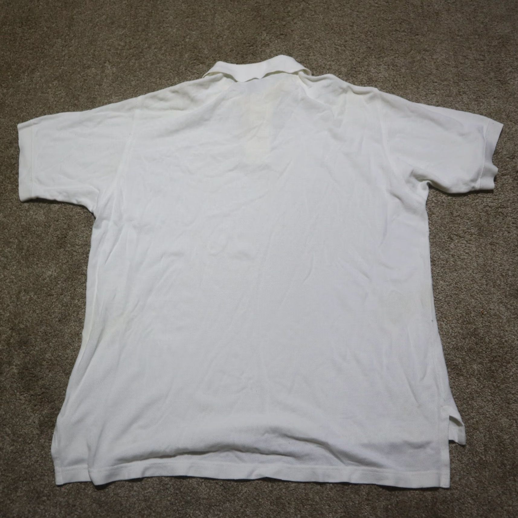 Vintage Saddlebred Polo Shirt Short Sleeve Adult Mens Size L White Cotton Blend Shirt Size US L / EU 52-54 / 3 - 7 Thumbnail