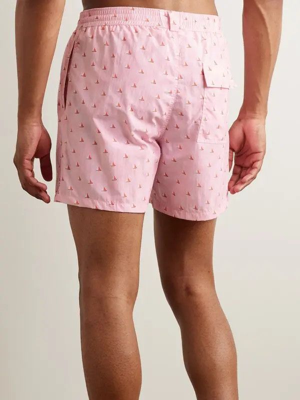 Loro Piana o1srvl11e1024 Bay Swim Trunk in Pink Size US 36 / EU 52 - 3 Thumbnail