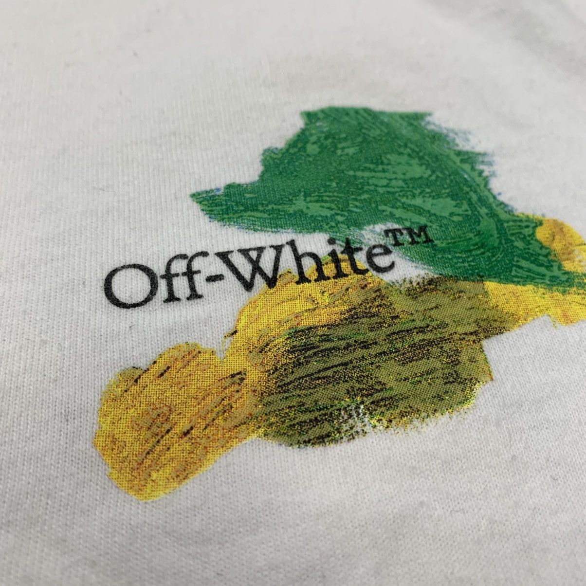 Off-White Off White Small Tee Paint Brush Arrows White T-Shirt Virgil Size US S / EU 44-46 / 1 - 7 Thumbnail