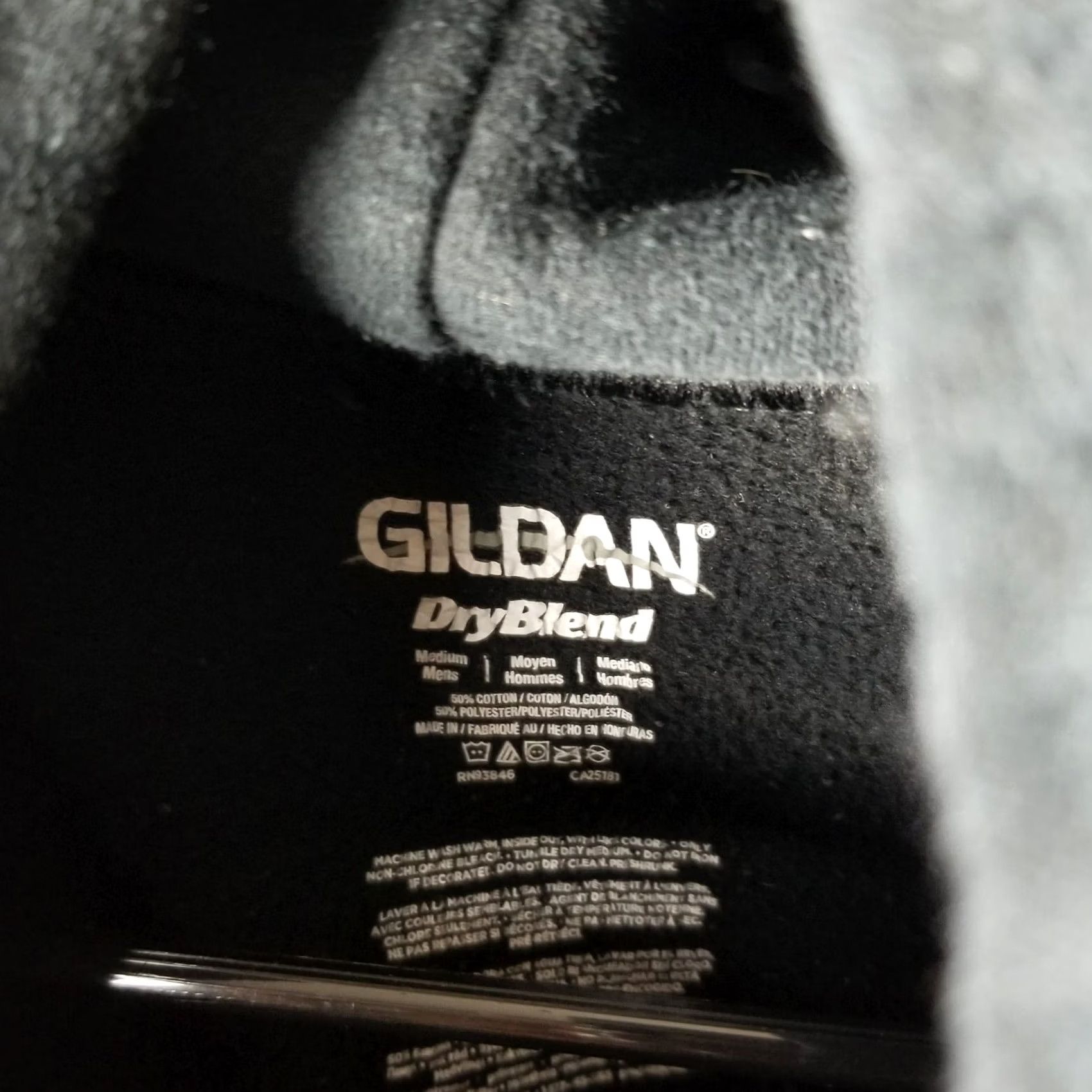 Gildan Motocross Hoodie Men Medium Black Geometric Logo Motocross Racing 90s? Size US M / EU 48-50 / 2 - 3 Thumbnail