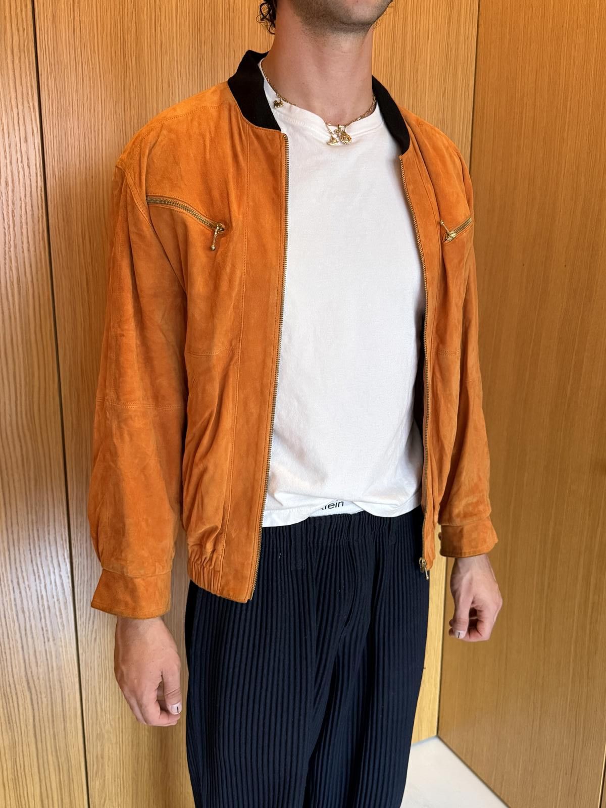 Unknown London Unique Vintage Suade Jacket Size US M / EU 48-50 / 2 - 2 Thumbnail