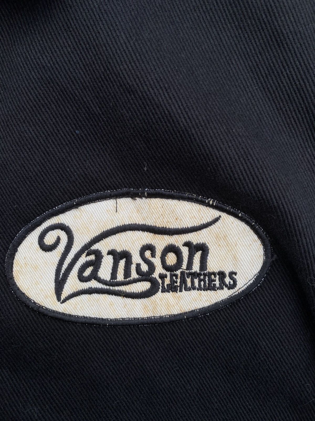 Japanese Brand Rare Vintage 90s Vanson Leather Cotton Jacket Size US M / EU 48-50 / 2 - 17 Thumbnail