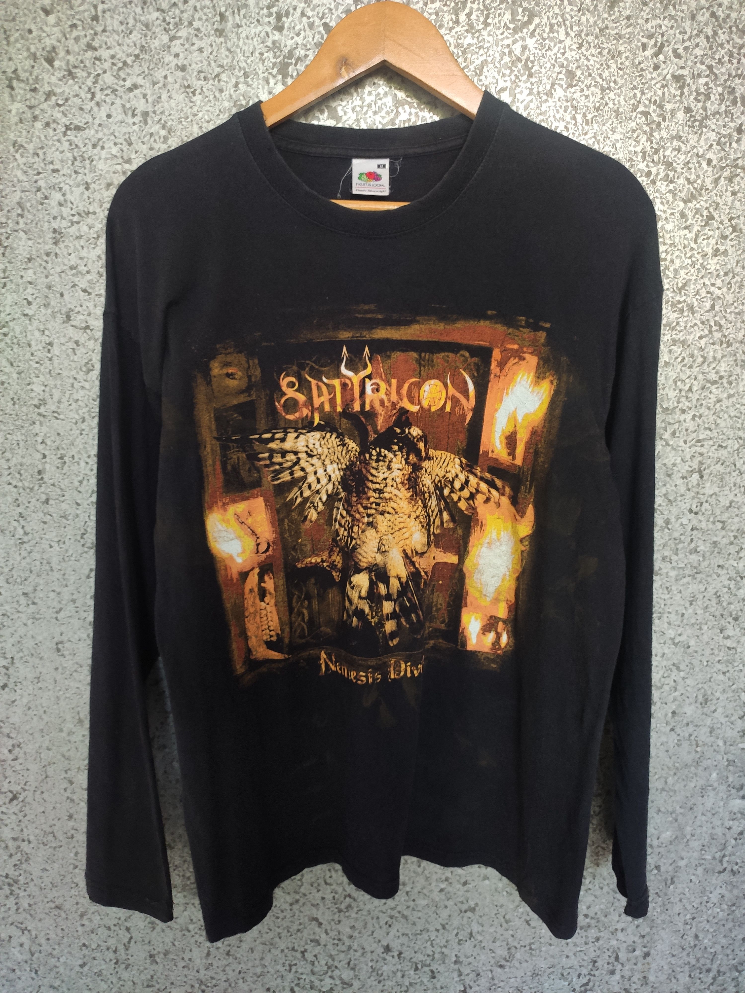 Band Tees 🔥 Vintage y2k Satyricon t shirt long sleeve Size US M / EU 48-50 / 2 - 2 Thumbnail