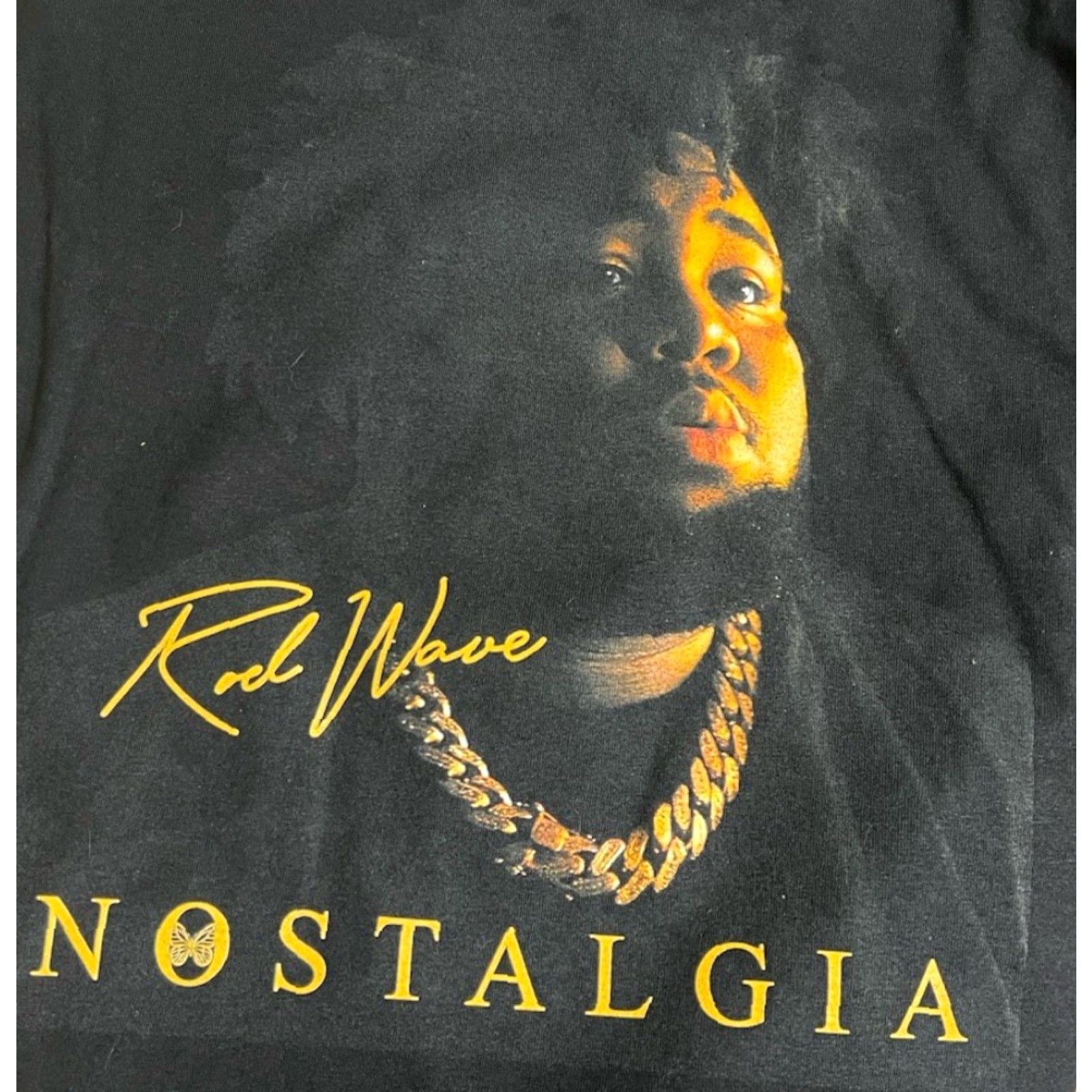 Vintage Rod Wave Nostalgia Tour 2023 Graphic Print T-Shirt Adult Mens XL Black Cotton Tee Size US XL / EU 56 / 4 - 5 Thumbnail