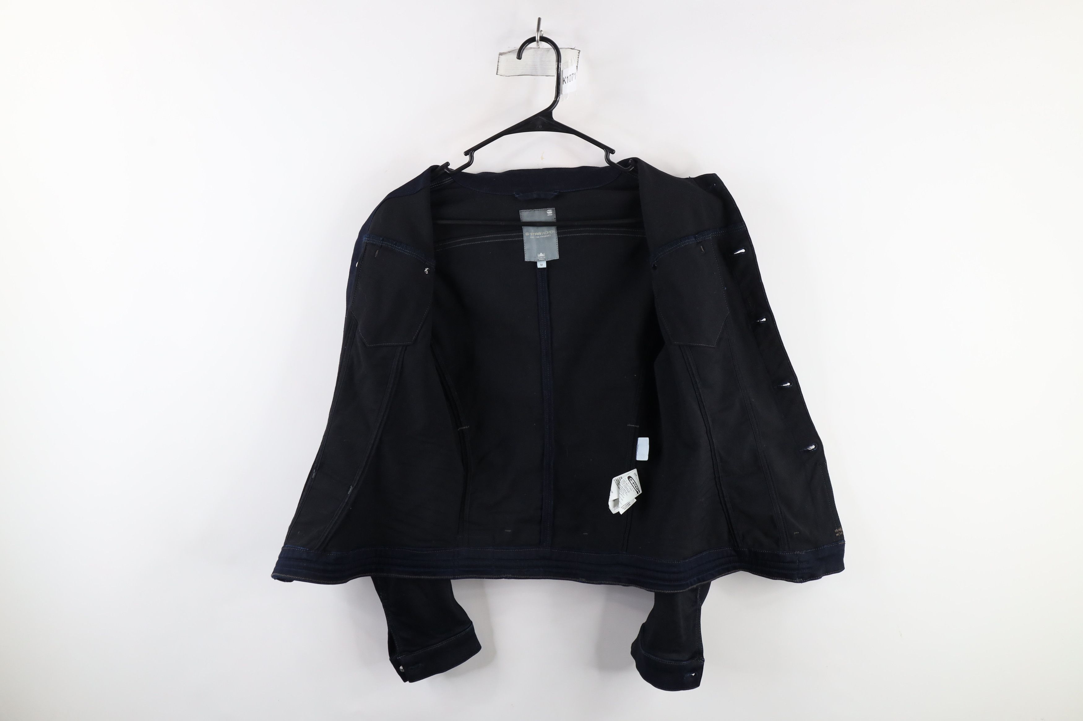 G-Star × Vintage G Star Raw Denim Spell Out Stretch Denim Jean Jacket Indigo Size M / US 6-8 / IT 42-44 - 8 Thumbnail