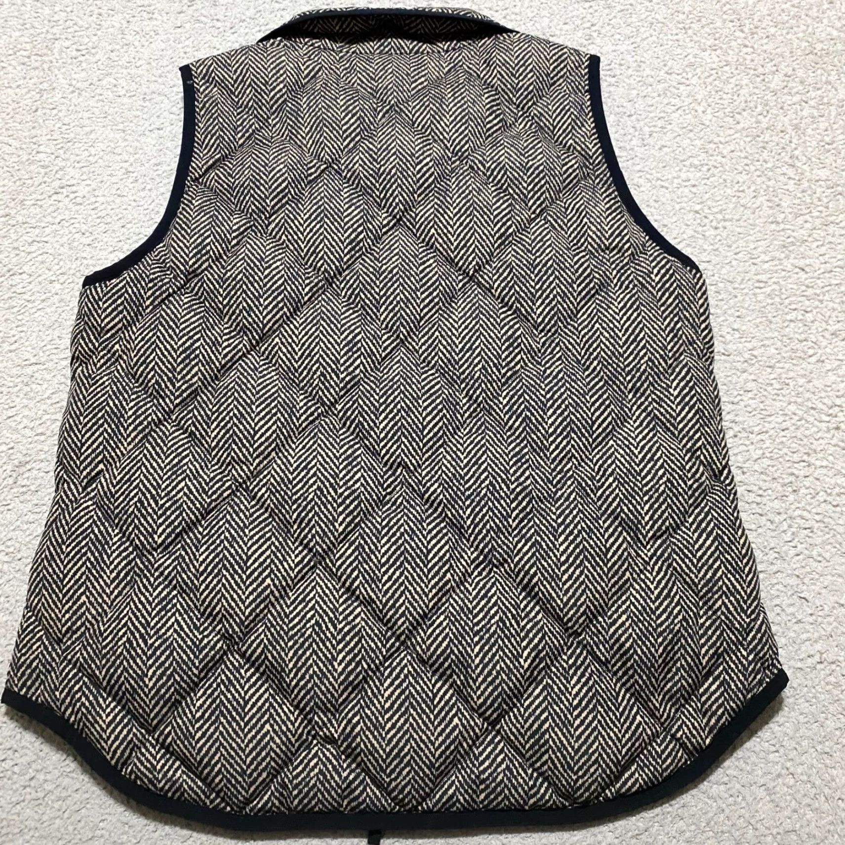 J.Crew J.CREW Vest Womens Medium Down Quilted Full Zip Puffer Multicolor Color M 1/2 Zip? Size M / US 6-8 / IT 42-44 - 2 Thumbnail