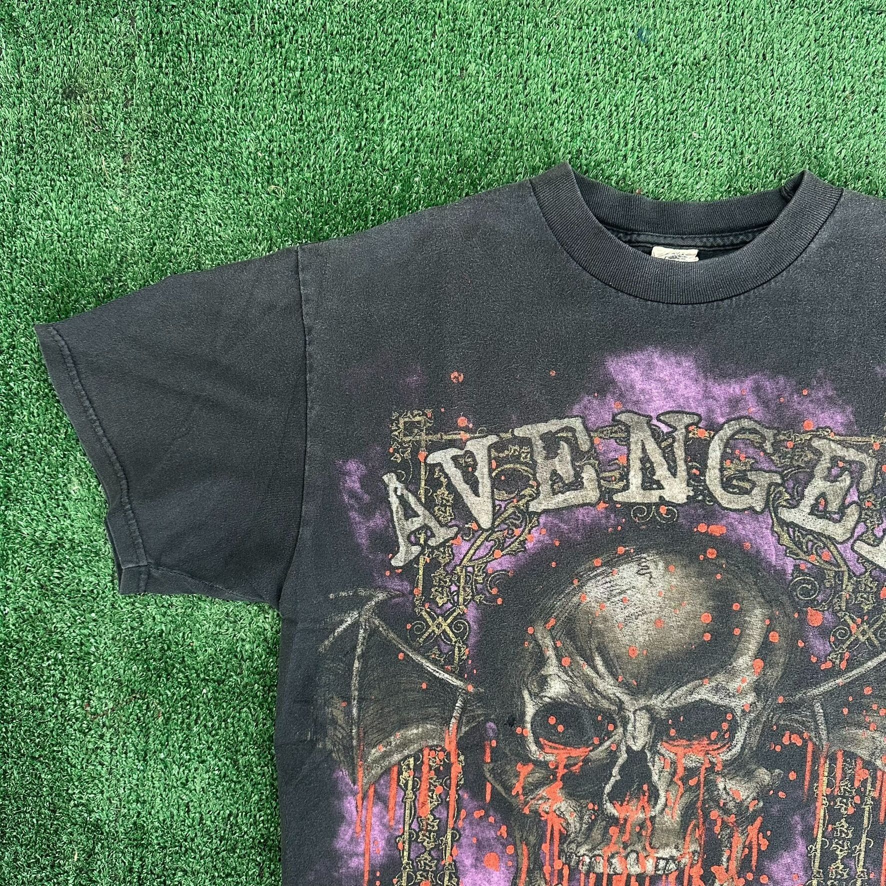 Band Tees Vintage Y2K Avenged Sevenfold T-Shirt A7X Metal Band Tee Size US M / EU 48-50 / 2 - 4 Thumbnail