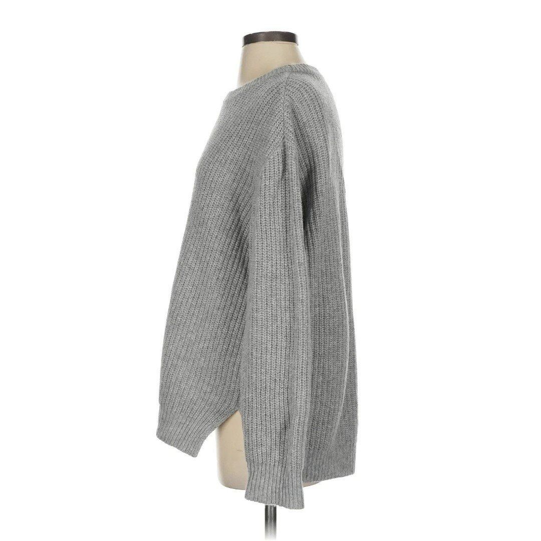 Other Bomshe Wool Sweater Lightweight Oversize Crew Neck Rib Knit Size S / US 4 / IT 40 - 5 Thumbnail