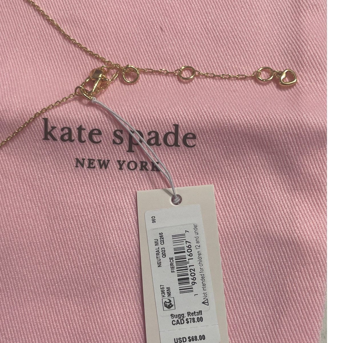 Kate Spade Kate Spade Leopard pendant necklace new Size ONE SIZE - 4 Thumbnail