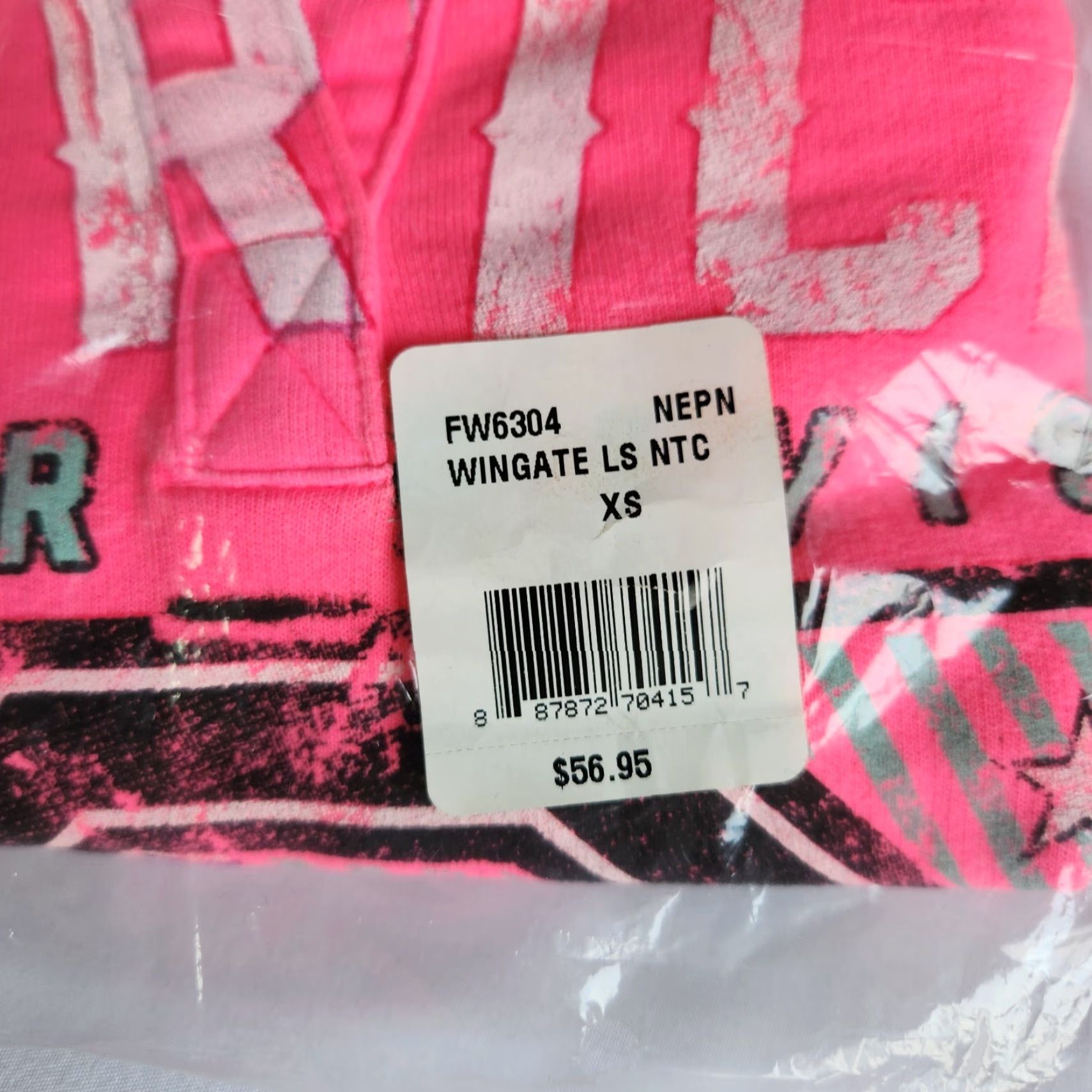 Vintage American Fighter Women's Pink XS Graphic Print Sweatshirt By Affliction Wingate Size XS / US 0-2 / IT 36-38 - 8 Thumbnail