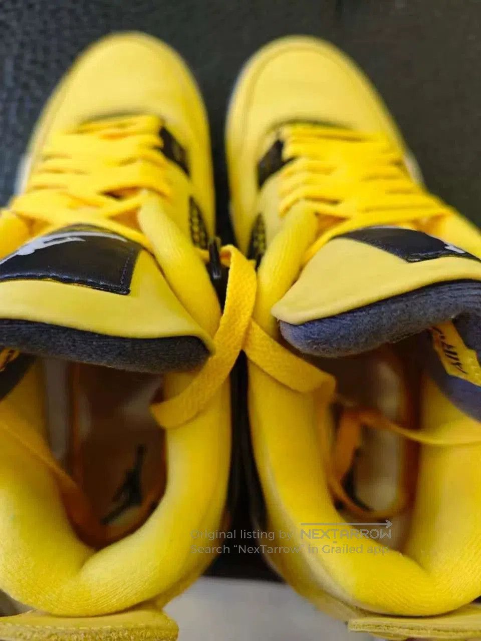 Jordan Brand jordan air jordan 4 retro tour yellow sneakers. Size US 10 / EU 43 - 3 Thumbnail