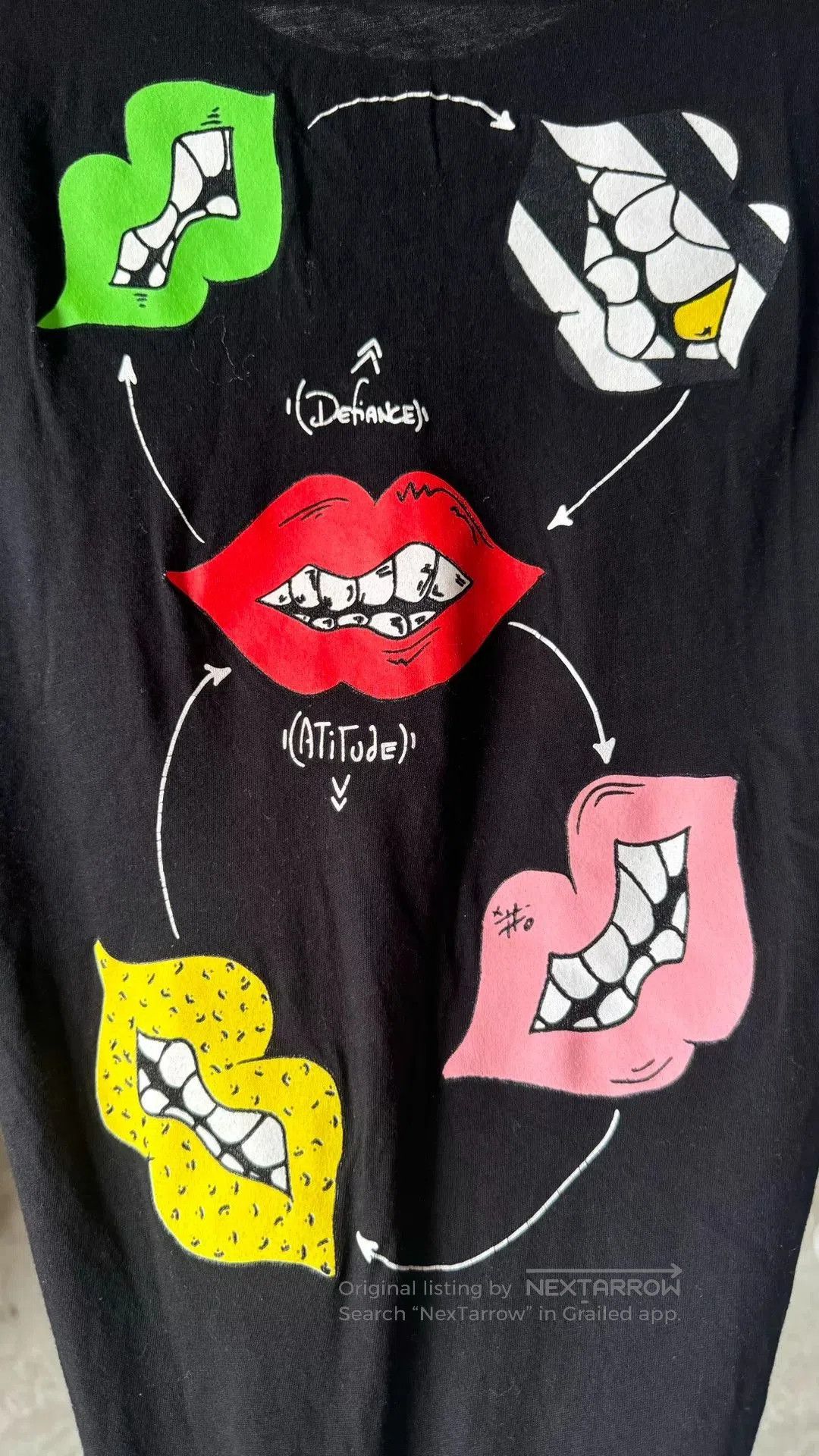 Chrome Hearts chrome hearts colorful lips short sleeve tee. Size M / US 6-8 / IT 42-44 - 3 Thumbnail