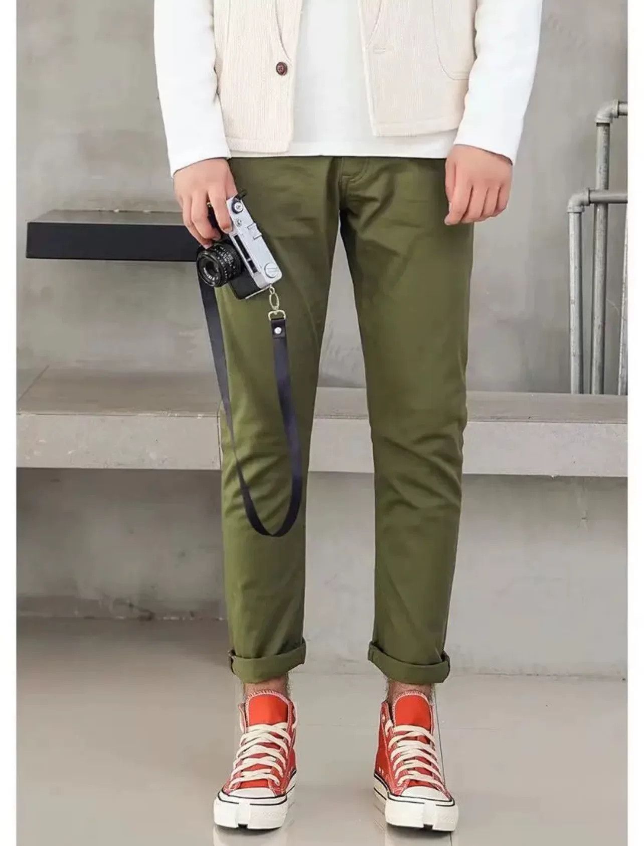 Japan Blue JAPAN BLUE Military Green Cargo Pants Size US 34 / EU 50 - 1 Thumbnail