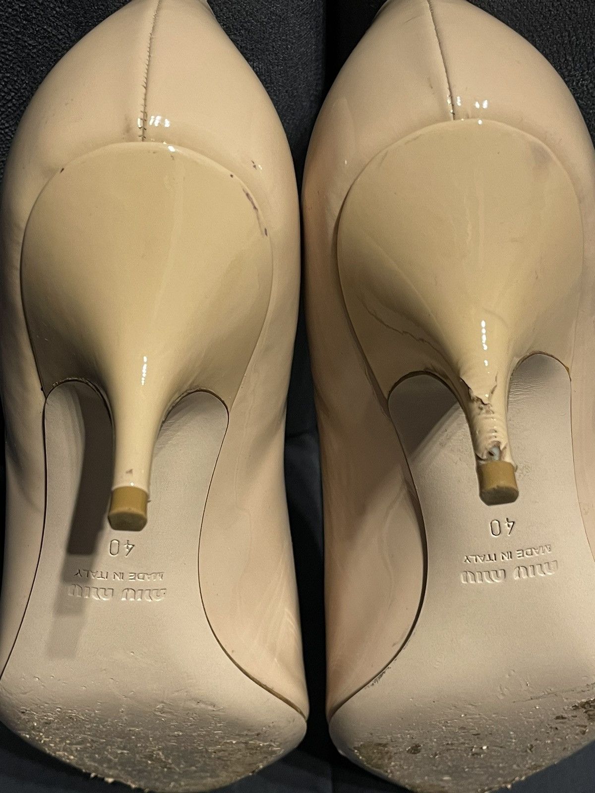Miu Miu Miu Miu nude heels Size US 9.5 / IT 39.5 - 12 Thumbnail