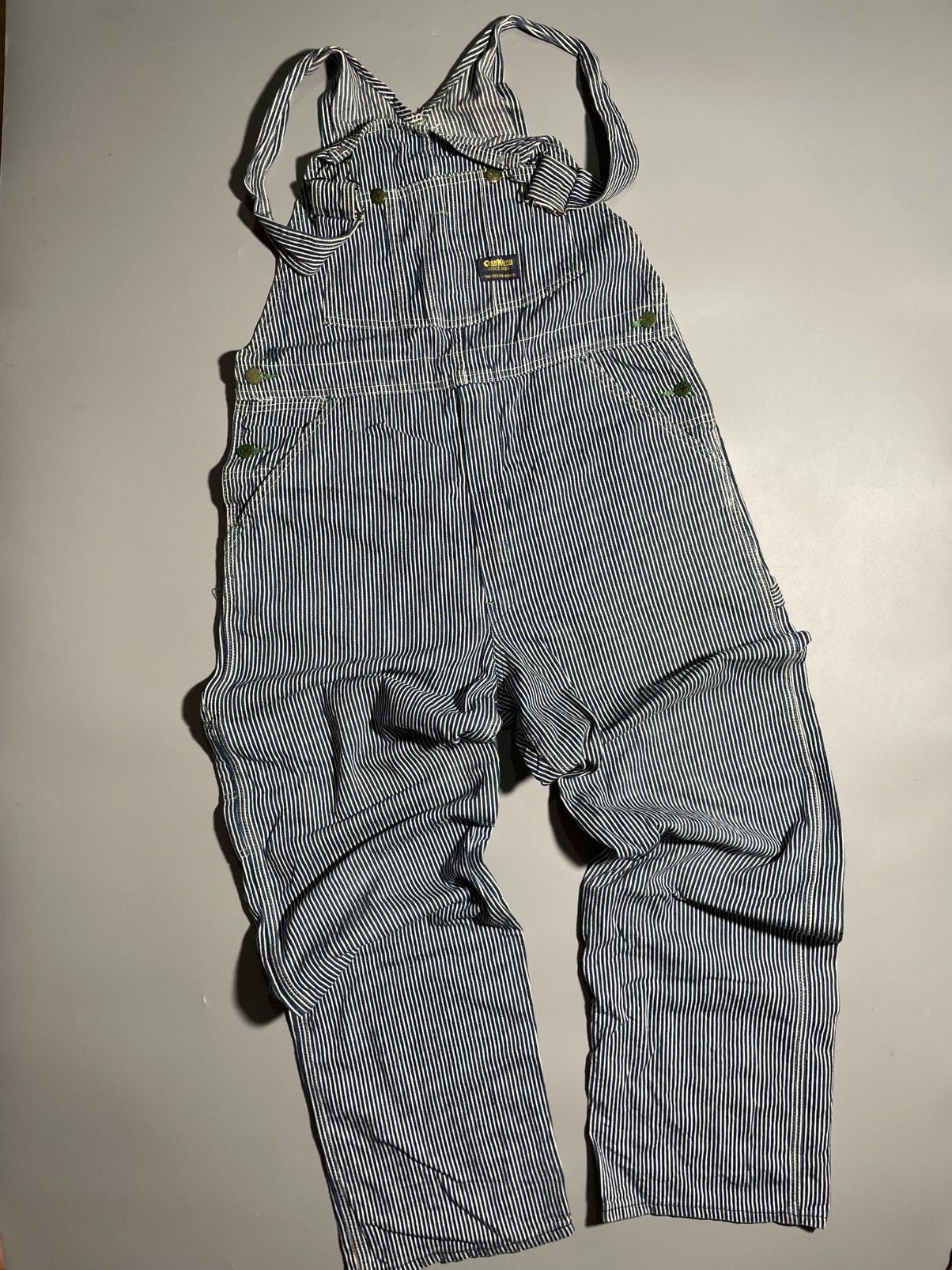 Vintage Oshkosh Hickory Stripes Overall
