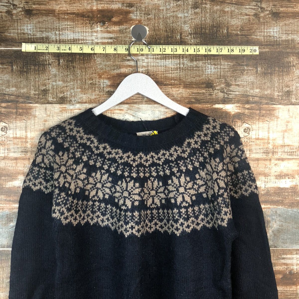 Homespun Knitwear Iso Laine Blue navajo Knitwear #A2270 Size M / US 6-8 / IT 42-44 - 5 Thumbnail