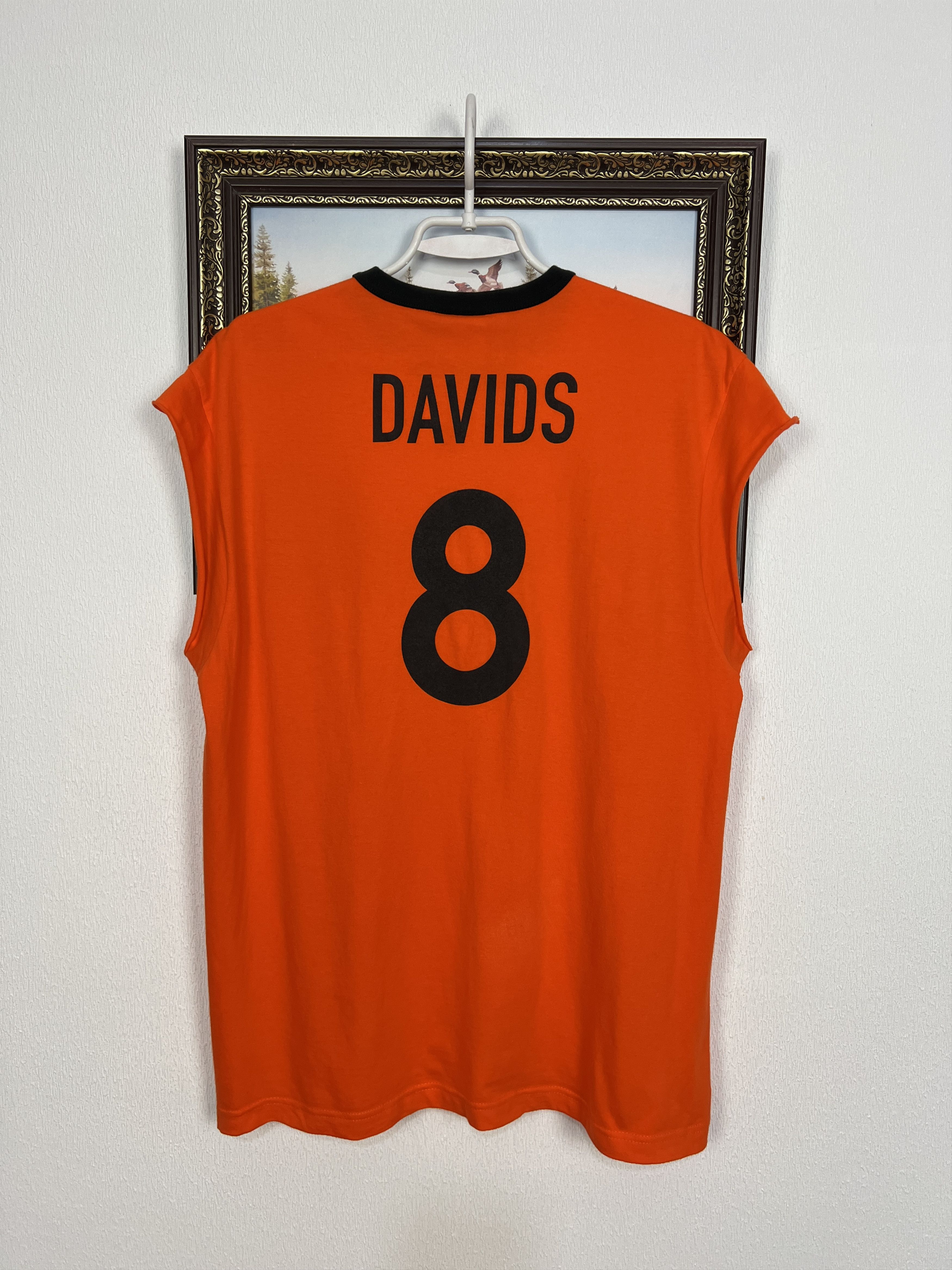 Nike Vintage Nike Netherlands Holland Football #8 Davids Vest Tee Size US L / EU 52-54 / 3 - 9 Thumbnail