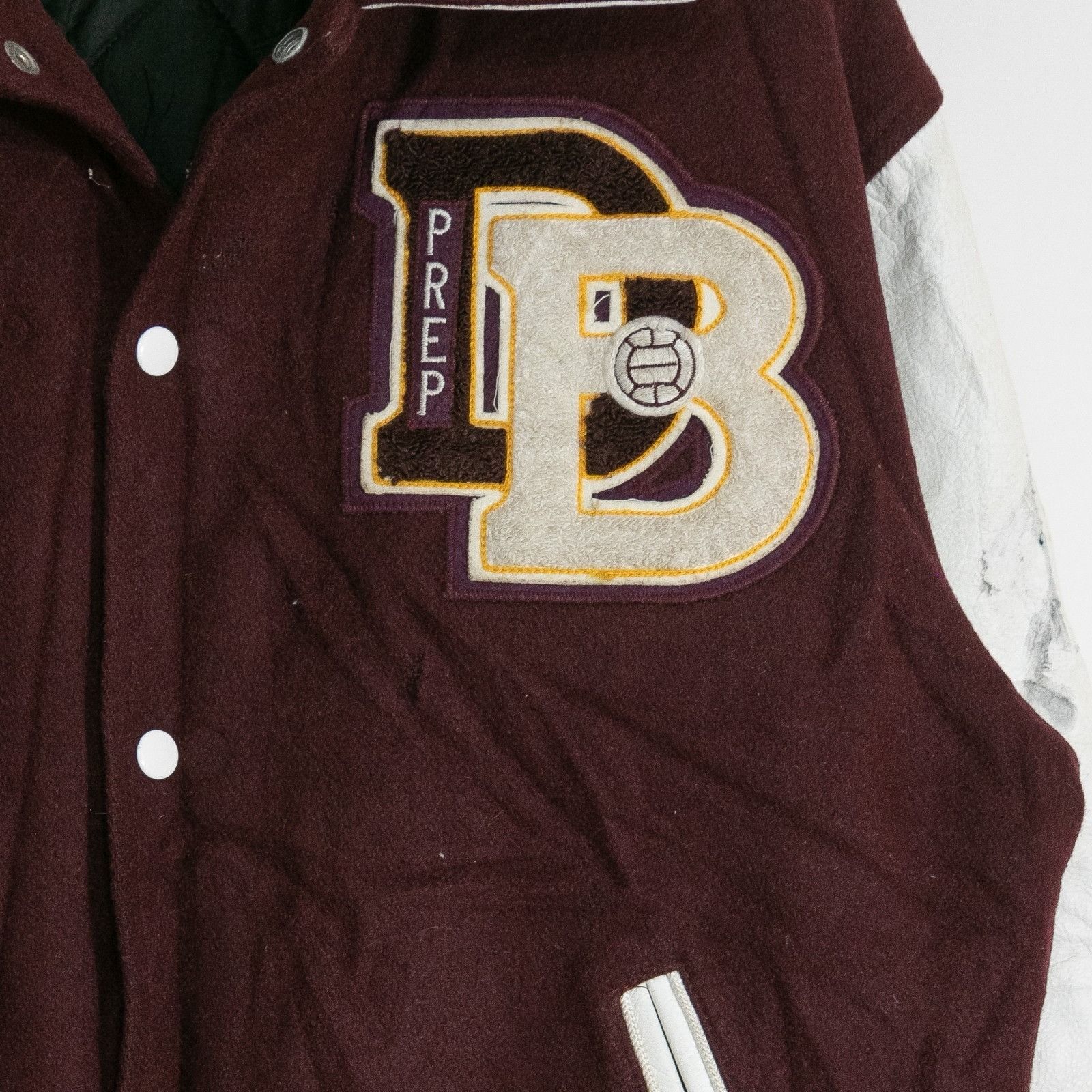 Vintage Vintage Volleyball Letterman Varsity Jacket Mens XL Leather Size US XL / EU 56 / 4 - 3 Thumbnail