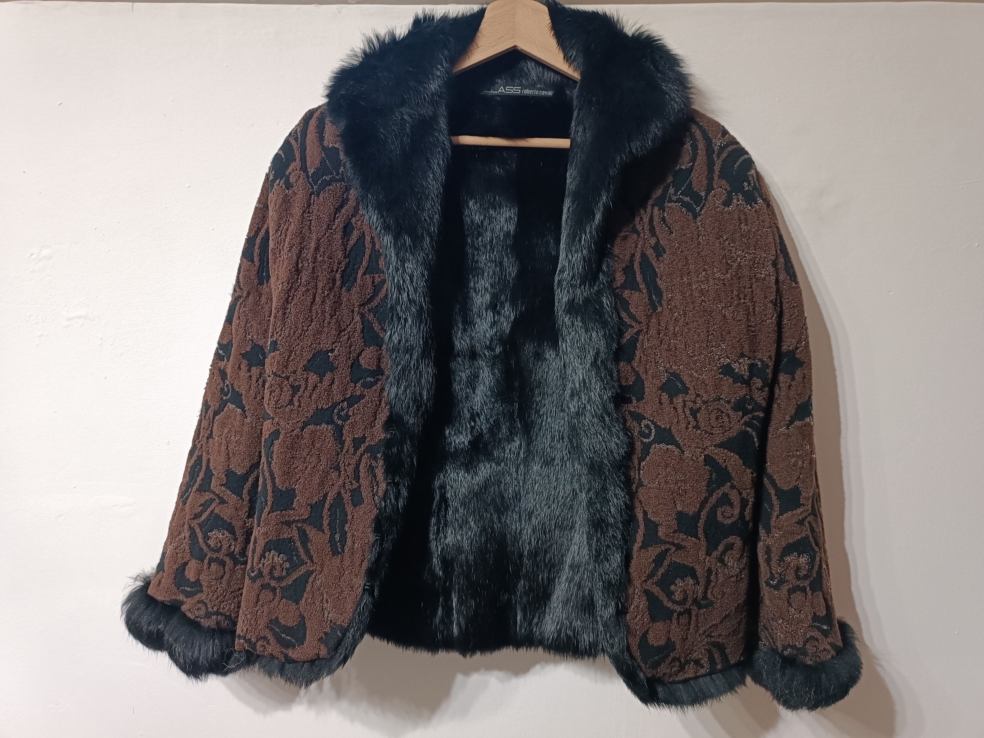 Roberto Cavalli Cappotto faux fur ecopelliccia cavalli Size S / US 4 / IT 40 - 8 Thumbnail