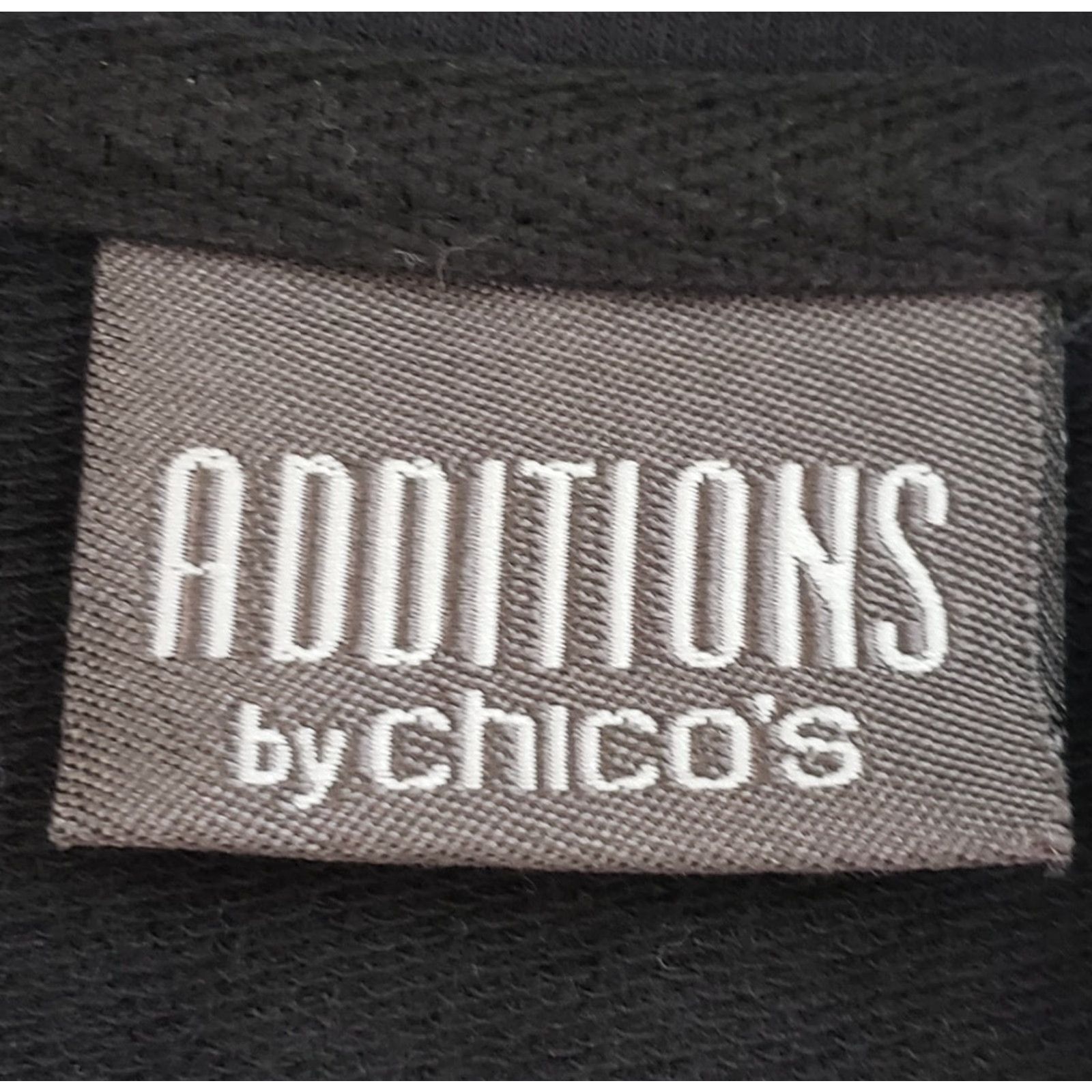 Vintage Additions by Chico’s Jacket L/S Black Zip Sequin Front Lightweight Casual Size 2 Women Size XS / US 0-2 / IT 36-38 - 5 Thumbnail
