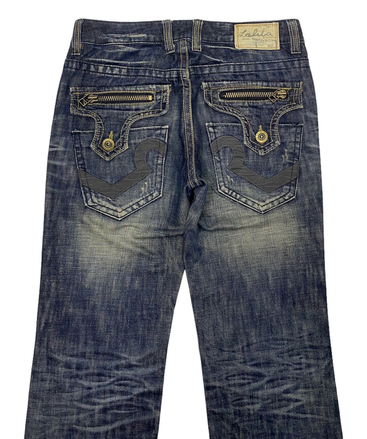 Hysteric Glamour FLARED🔥LOLITA JEANS WASHED DISTRESSED DENIM JEANS Size US 32 / EU 48 - 7 Thumbnail