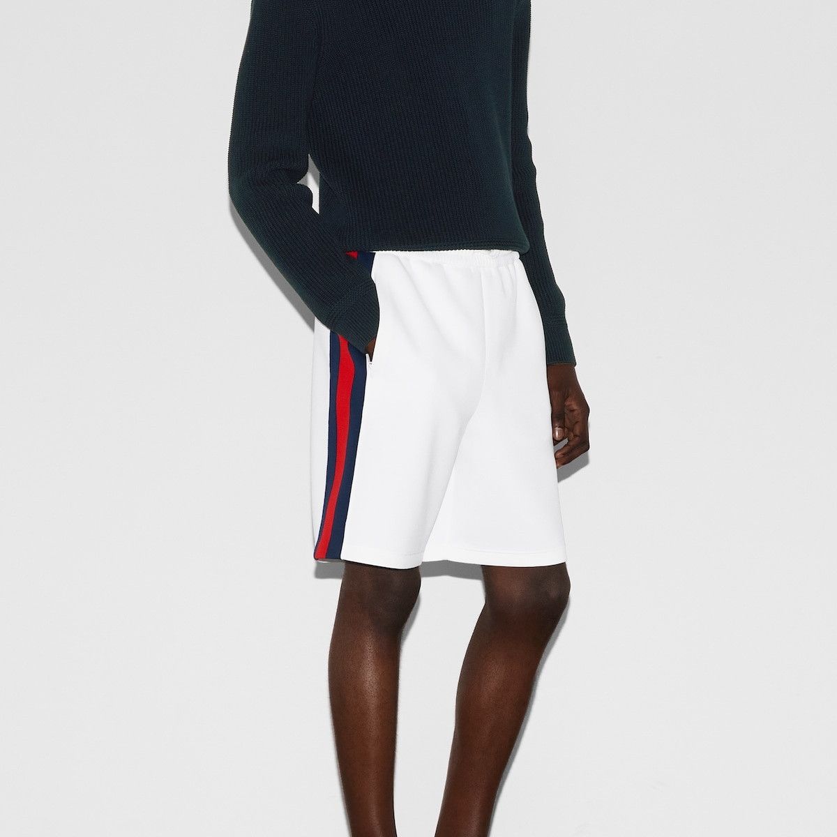 Gucci o1s1wg111025 Neoprene Shorts With Web in Multicolor Size US 32 / EU 48 - 3 Thumbnail