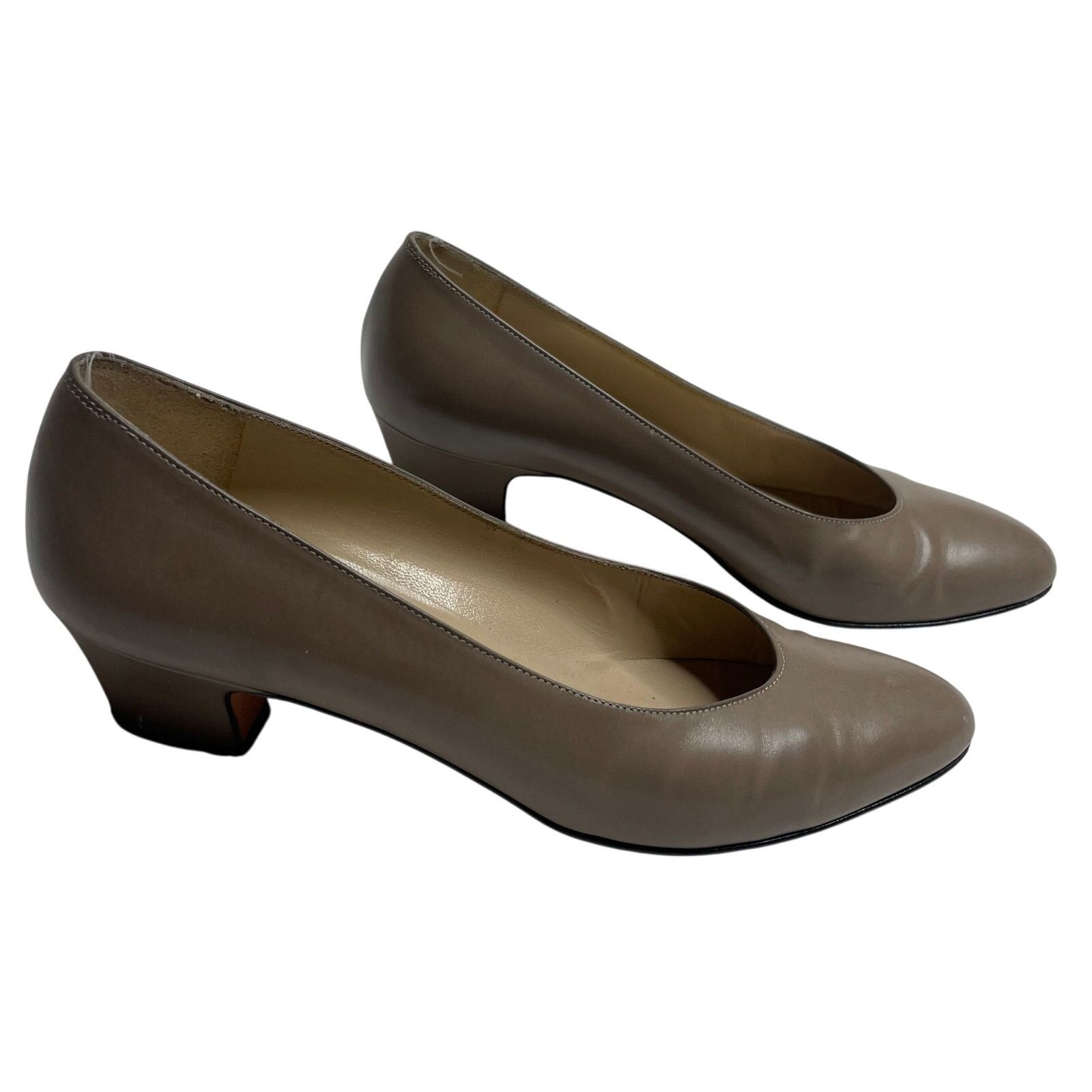 Salvatore Ferragamo Salvatore Ferragamo Leather Pump Heels Size US 6 / IT 36 - 11 Thumbnail