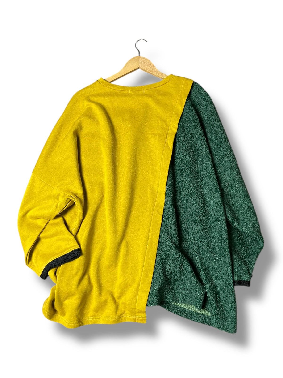Japanese Brand Vintage AMINA Colour Block Sew Ethnic Shirt (170) Size ONE SIZE - 3 Thumbnail