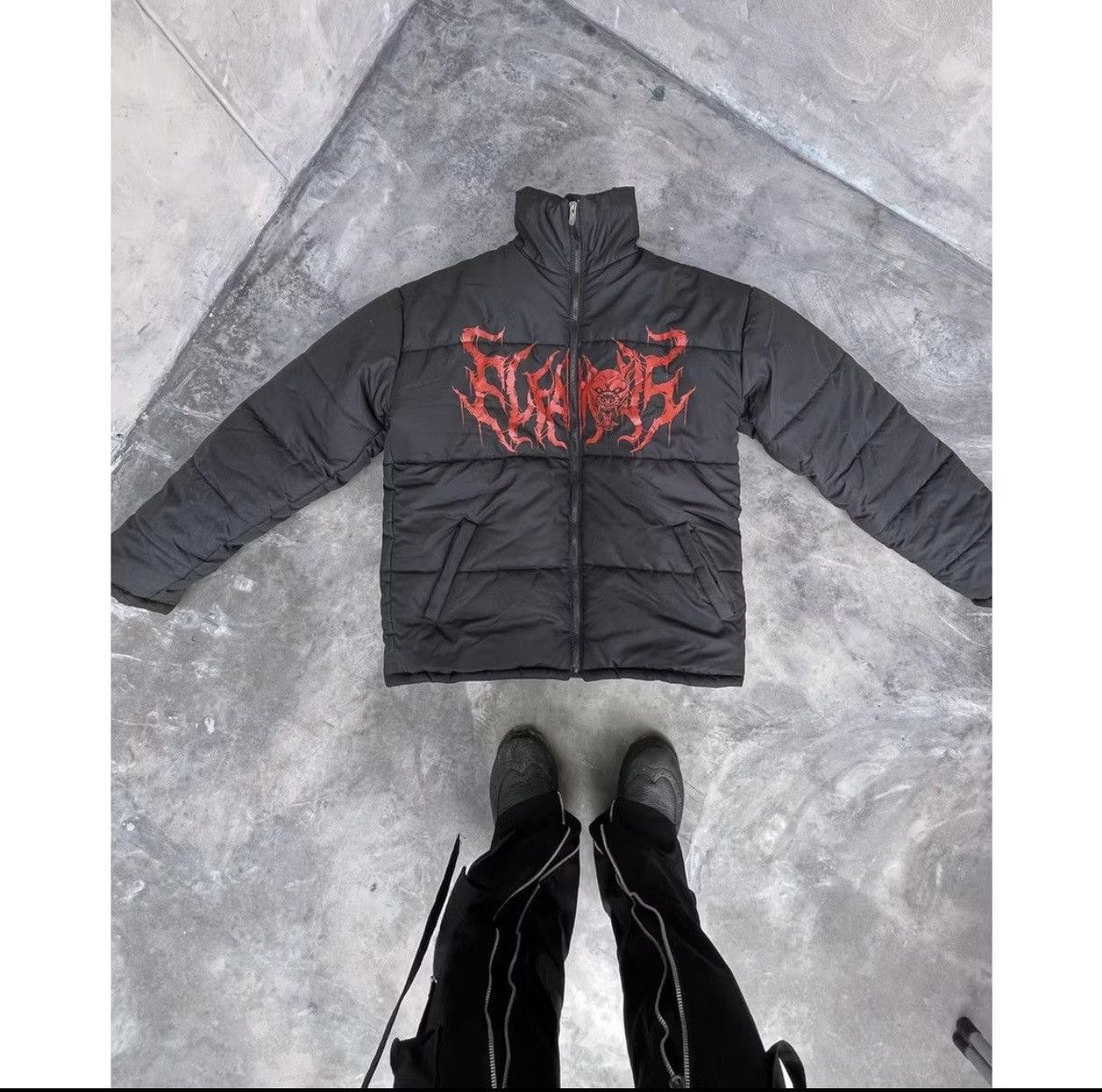 Other Puffer jacket cerberus black streetwear Size US L / EU 52-54 / 3 - 5 Thumbnail